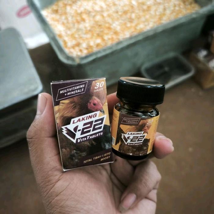 V22 BELMAN LAKING Super Multivitamin Original Filipina Obat Ayam Memperkuat Tulang Multivitamin & Mi