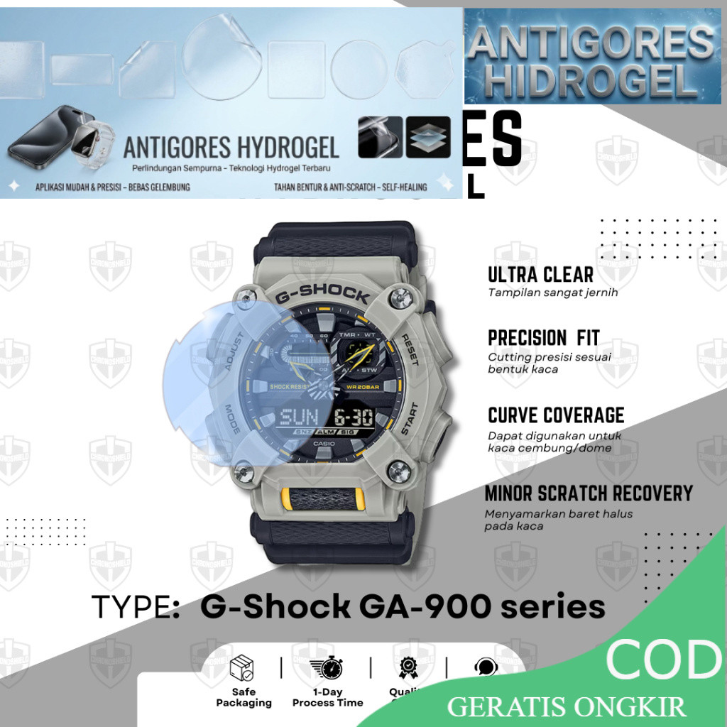 Anti Gores Hydrogel G-Shock GA900 Gshock GA 900