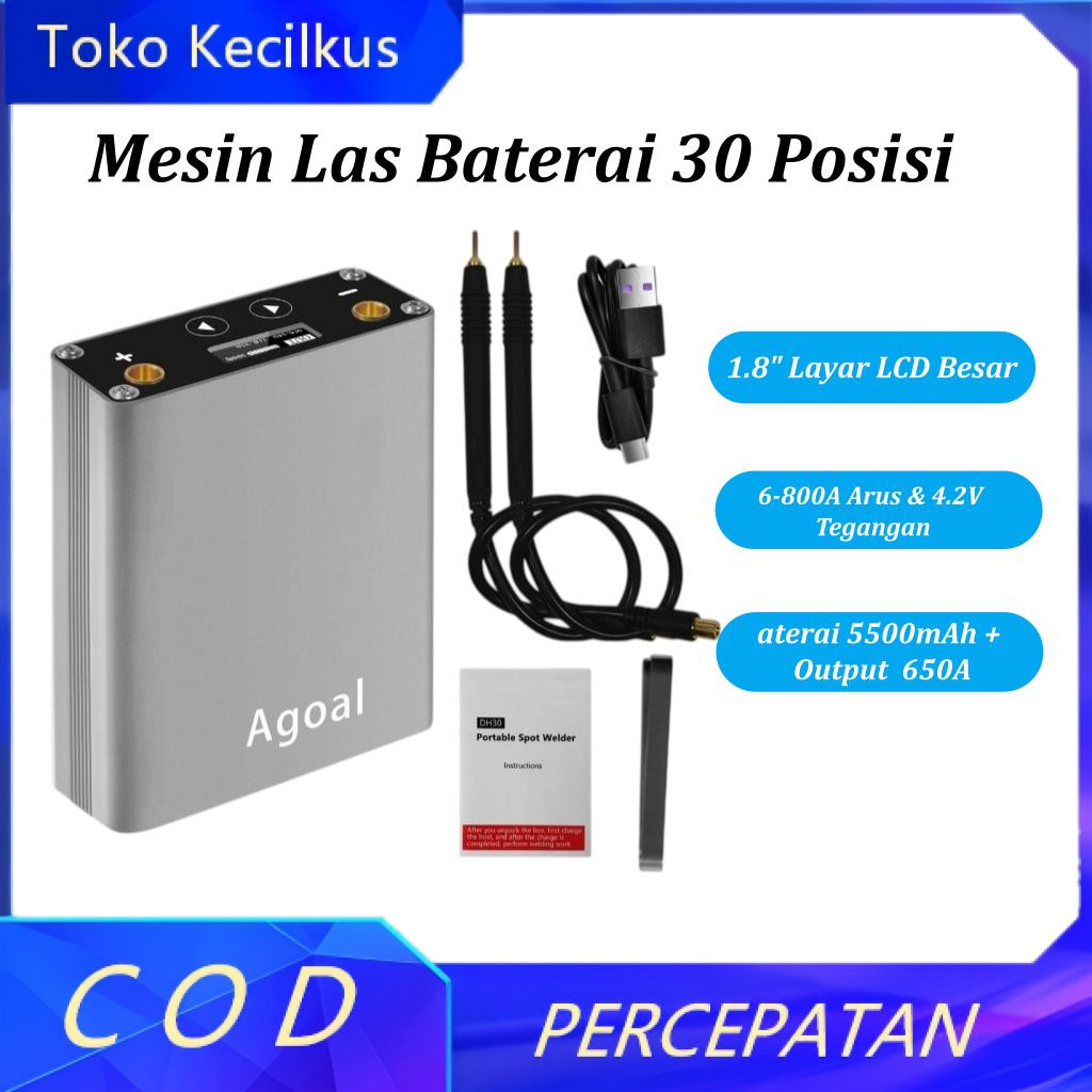 DH30 spot welding machine portable handheld spot welding lithium battery DIY welding 18650 spot repa