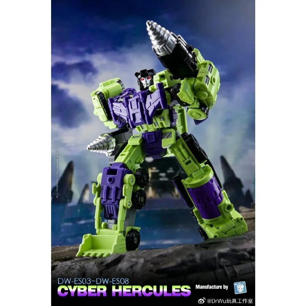 In Stock Dr. Wu Small Scale ES03-ES08 ctber hercules Devastator  Bonecrusher  Hook  Mixmaster  Scave