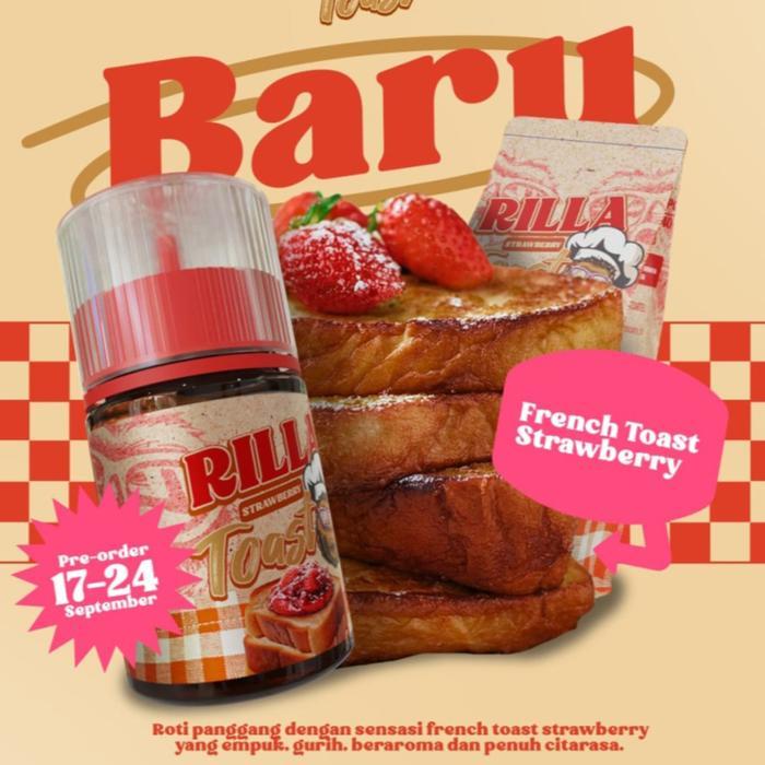 Rilla Toast V2 Strawberry Toast 60mL by IJC x Hero57 - Liquid Rilla Toast Strawberry