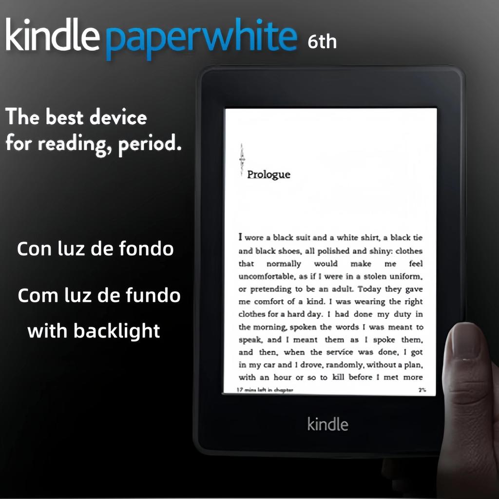 Used Kindle Paperwhite 6th Gen  E‑Book Reader 6 Inch E‑ink Screen Built‑in Light WiFi E‑reader for R