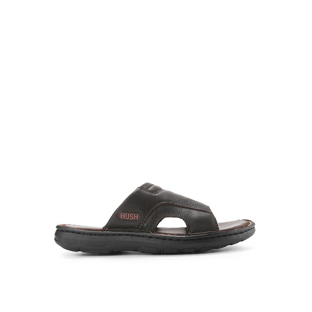 Hush Puppies Sandal Pria Gollaf Otto Slide Brown