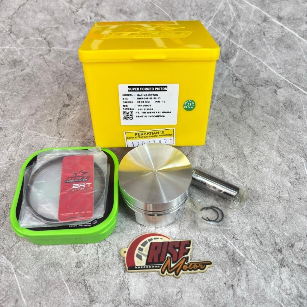 Piston BRT 58.5 Pen 13 Forged Asli Berkualitas