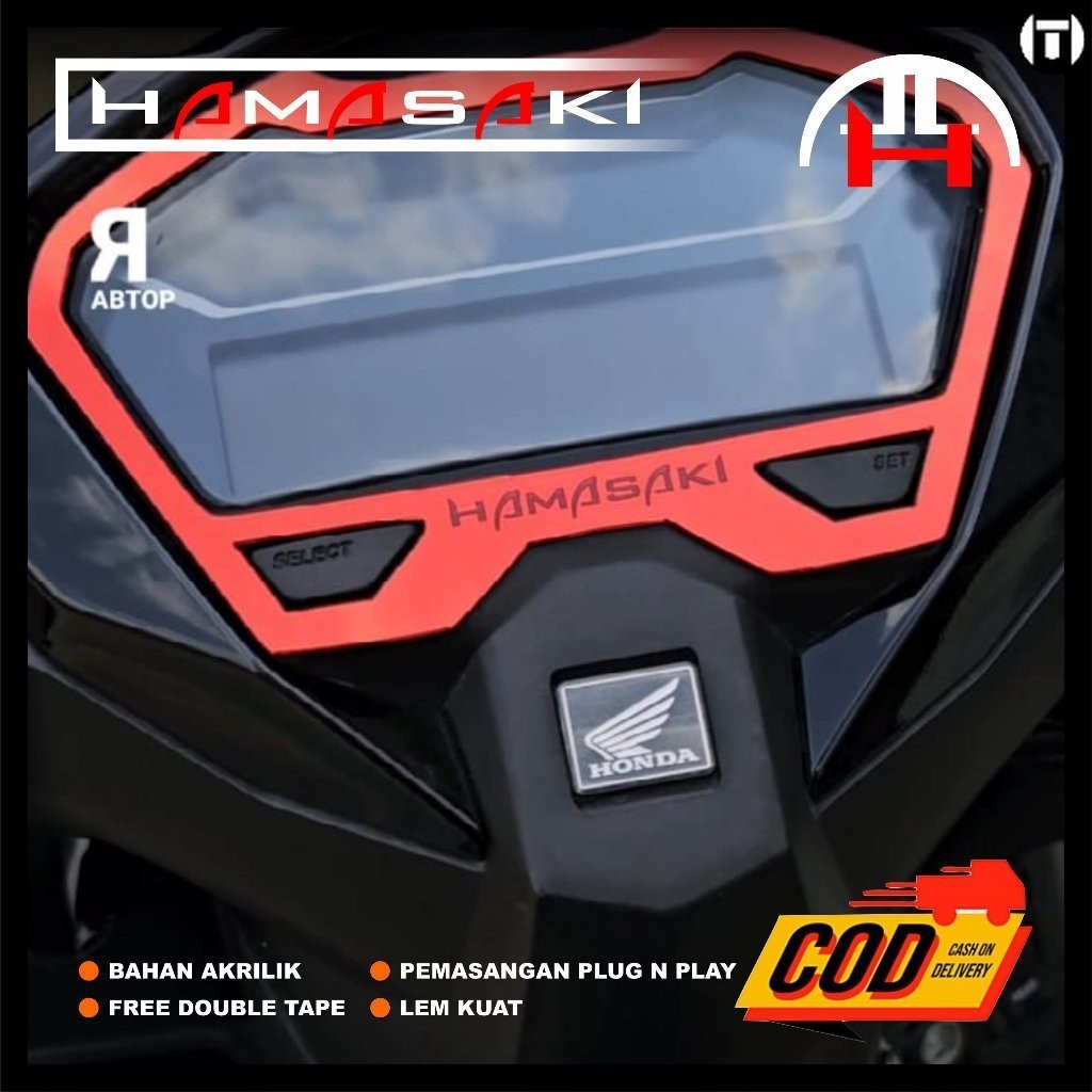 GARNISH SPEEDOMETER ALL NEW VARIO 125 / 150 TAHUN 2019 / 2023