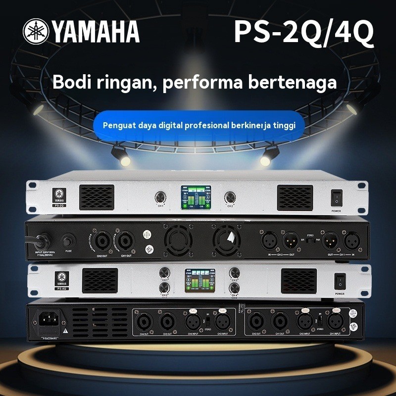 profesional power amplifier,yamaha/original PS-2Q 8 Ohm power 1500watt x2/4Q 8 Ohm power 1500watt x4