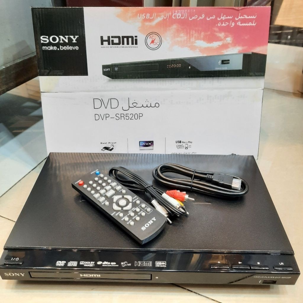 noknaa553 | DVD PLAYER SONY HDMI DVP - SR520P / PLAYER DVD , VCD , CD