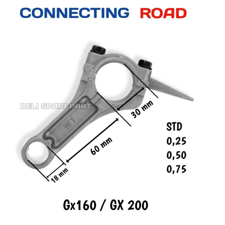 Conrod Stang Sokar Mesin Engine GX160 GX200