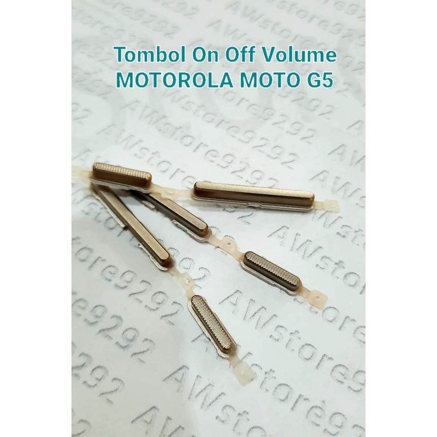 Tombol Power On Off dan Volume Luar MOTOROLA MOTO G5