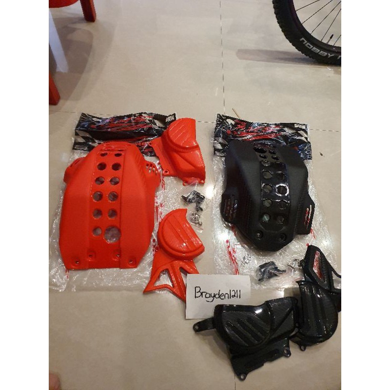 RIZQIJAYA  TUTUP MESIN SET CRF150/ENGINE GUARD CRF150/TUTUP MESIN CRF SRX/ TUTUP MESIN HONDA CRF 150