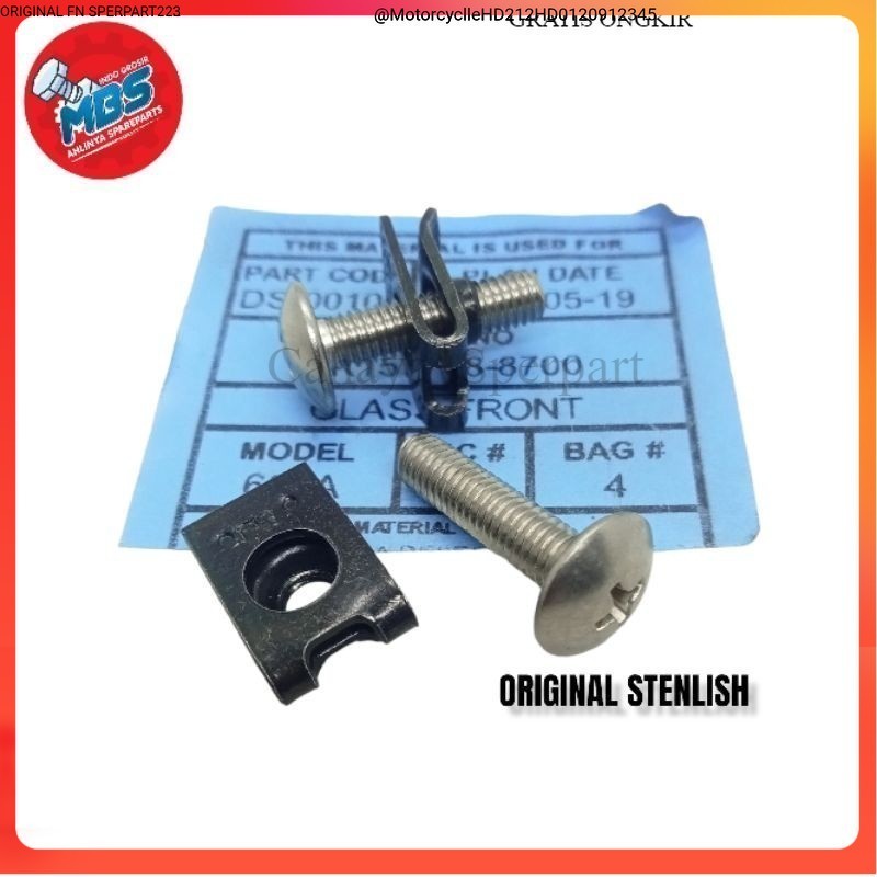 BAUT KLIP STENLISH M5 BAUT 8 COVER BODY HONDA KARISMA REVO KIRANA DLL new Cs1