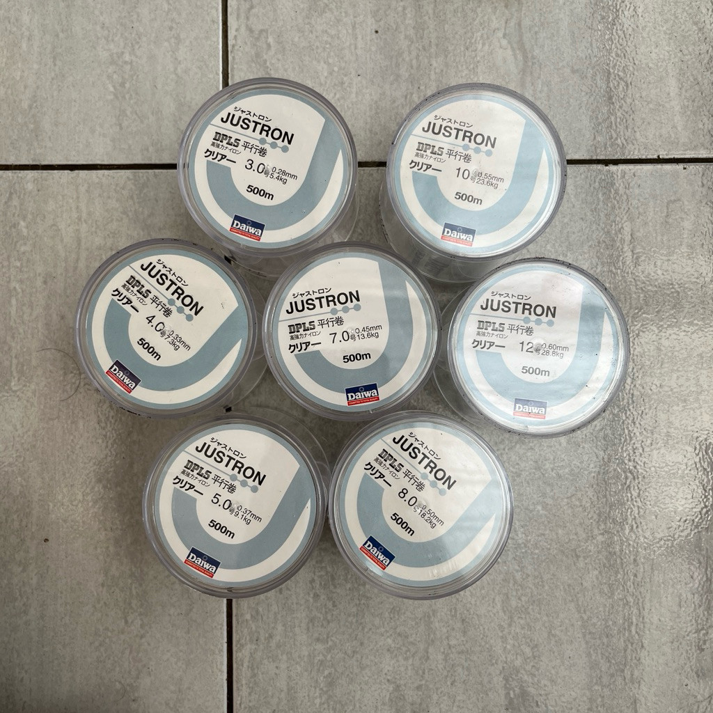 SENAR DAIWA JUSTRON SENAR PANCING 500M PUTIH