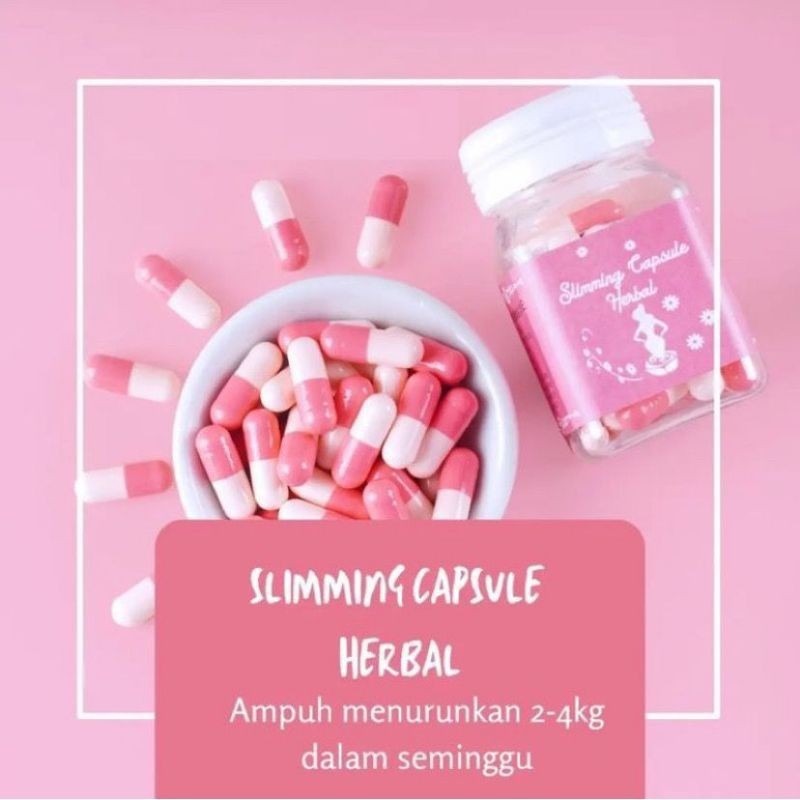 SCH PINK slimming capsul herbal isi 30 kapsul