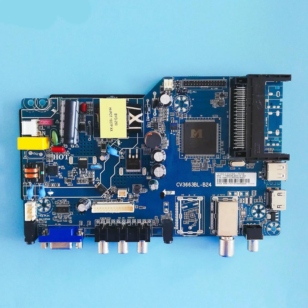 Good test The original LCD TV mainboard CV3663BL-B24 TP.MS3663S.PA671 works well