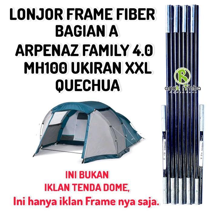 LONJOR FRAME FIBER "BAGIAN A" ARPENAZ FAMILY 4 QUECHUA TENDA DOME