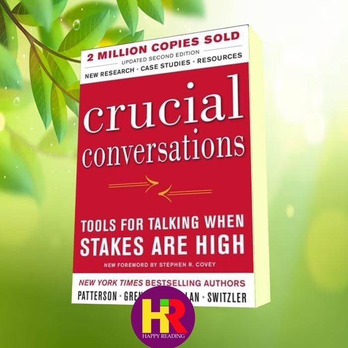Buku Crucial Conversations Kerry Patterson Joseph Grenny Ron