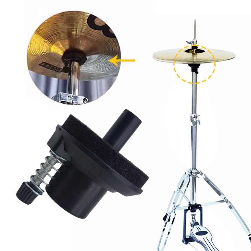 Aksesoris Stand Hi-Hat Drum – Pad wol & plastik untuk Hi-Hat, lengkap clutch Hi-Hat, cocok stand Hi-
