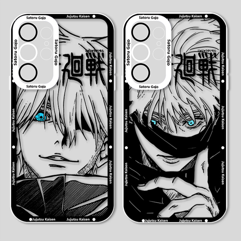Anime Jujutsu Kaisen Gojo For Samsung Galaxy S24 S23 S22 S21 S20 Plus FE Ultra A52 A53 A54 Angel Eye