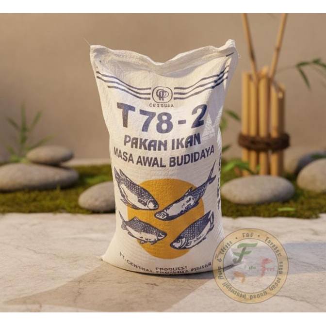pelet nila gurame koi mujair T78-2, Makan benih Bibit Ikan 1 Kg