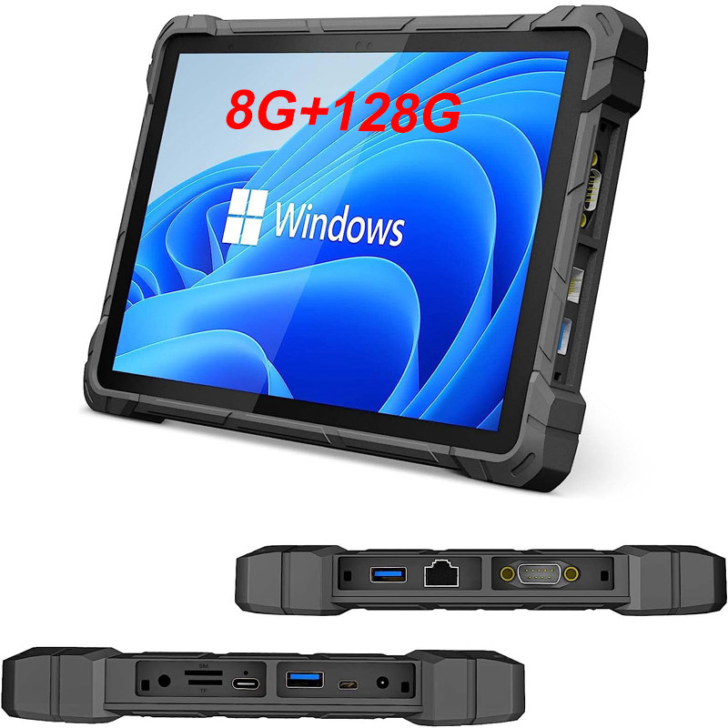 Rugged Windows Tablet 10 Inch Intel N4120 CPU Industrial Computer with 8G RAM 128G ROM IP67 Waterpro