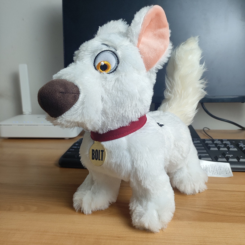sney Anime Movie BOLT Dog Cartoon Plush Toy Stuffed Dolls