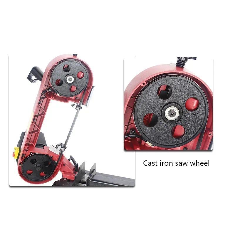 GFW4013 Household Portable Manual Metal Cutting Machine 5 Inch 220V/550W Electric Band Saw Machine B