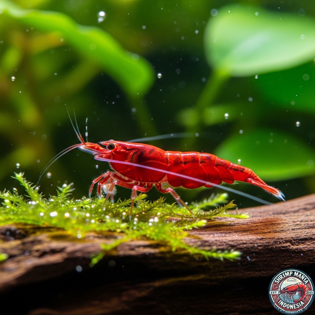 Udang Hias Red Cherry Shrimp Aquascape/Udang Hias RCS/Udang Hias Aquascape/Udang Hias Pembersih Alga