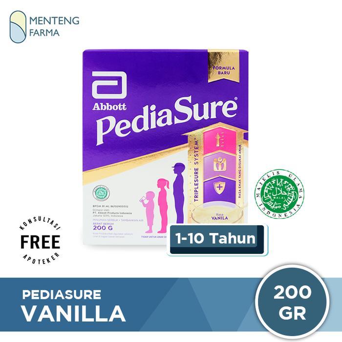 Pediasure Vanila 200 Gram - Susu Pendukung Nutrisi Pertumbuhan Anak