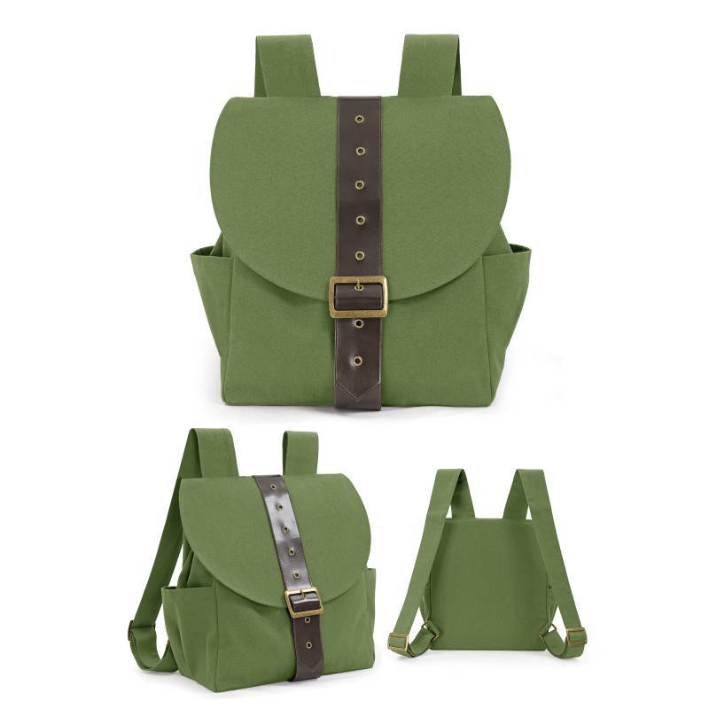 WENAM Large Capacity Renaissance Vintage Canvas Bag for Women Meeval Travel Rucksack Backpack Durabl