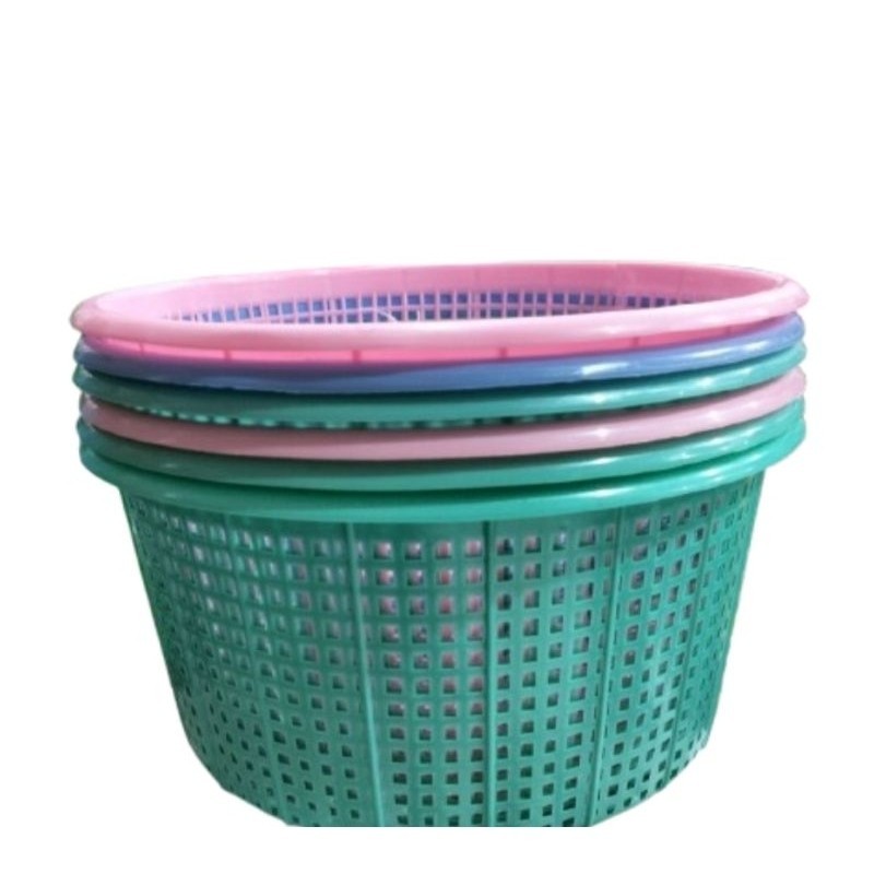 12 pcs Wakul Telur Loli Pop Wakul Bulat PlastikKeranjang Telur Plastik MurahWakul Warna Kecil