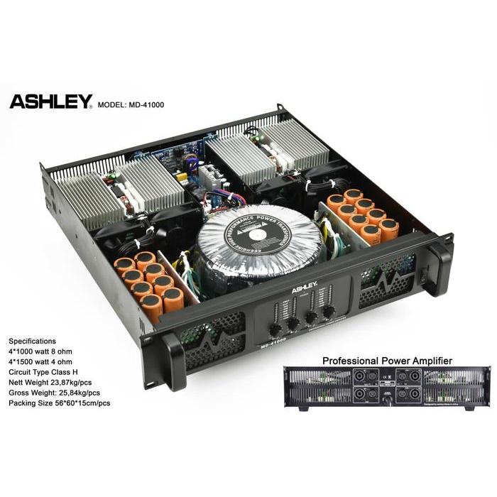 POWER AMPLIFIER ASHLEY MD41000 / MD 41000 Class H