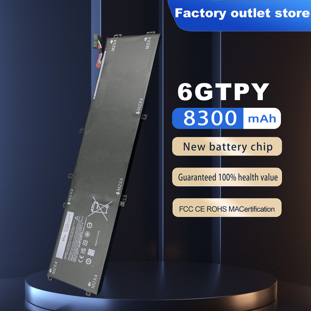 6GTPY  Laptop Battery For Batterij Voor Dell  XPS 15 9570 9560 7590 Voor Dell Precision 5520 5530 Se