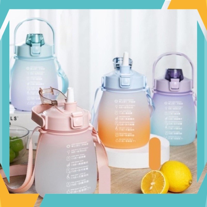 Promo Botol minum korea 1.2 liter botol 1.2liter botol viral botol korea 1.2L PRJ TERLARIS BISA COD 