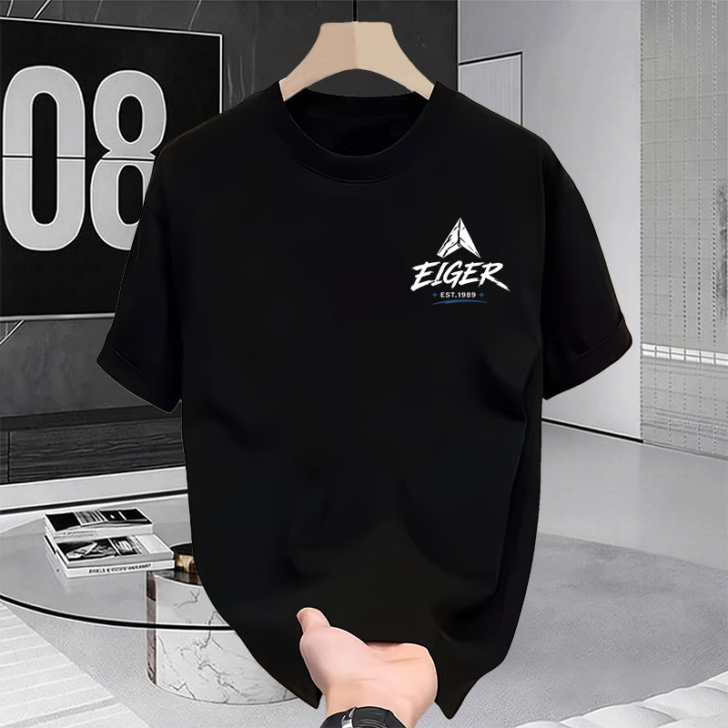Kaos Eiger Est 1989 Original Logo Segitiga Gunung T-shirt Pria Distro Premium Lengan Pendek Baju Cow