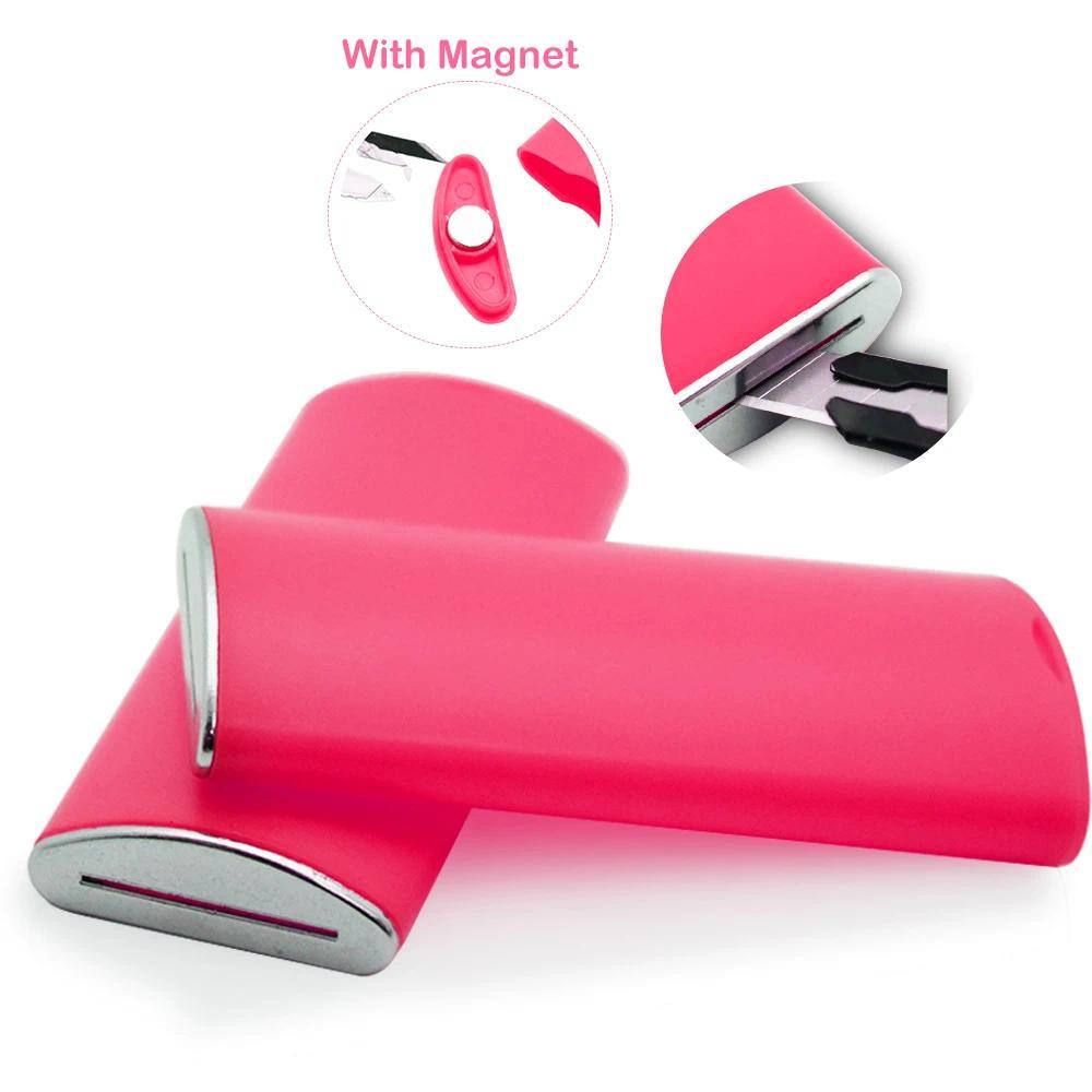 TOFAR Art Blade Disposal Container with Magnet Vinyl Wrap Film Cutting Snap Off  Broken Blade Breake