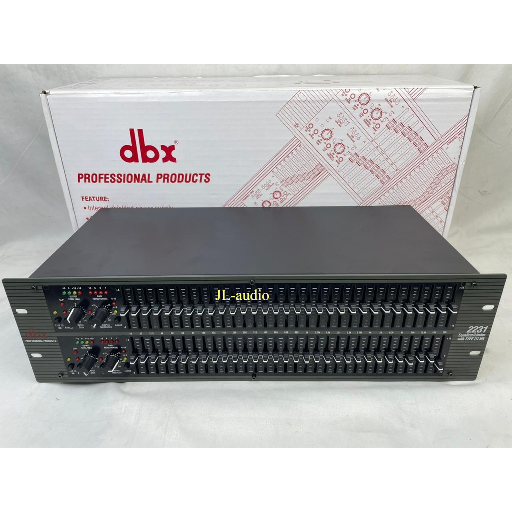 Equalizer 2231 M Tanpa Limiter grade A dbx2231 / Equalizer dbx-2231 M