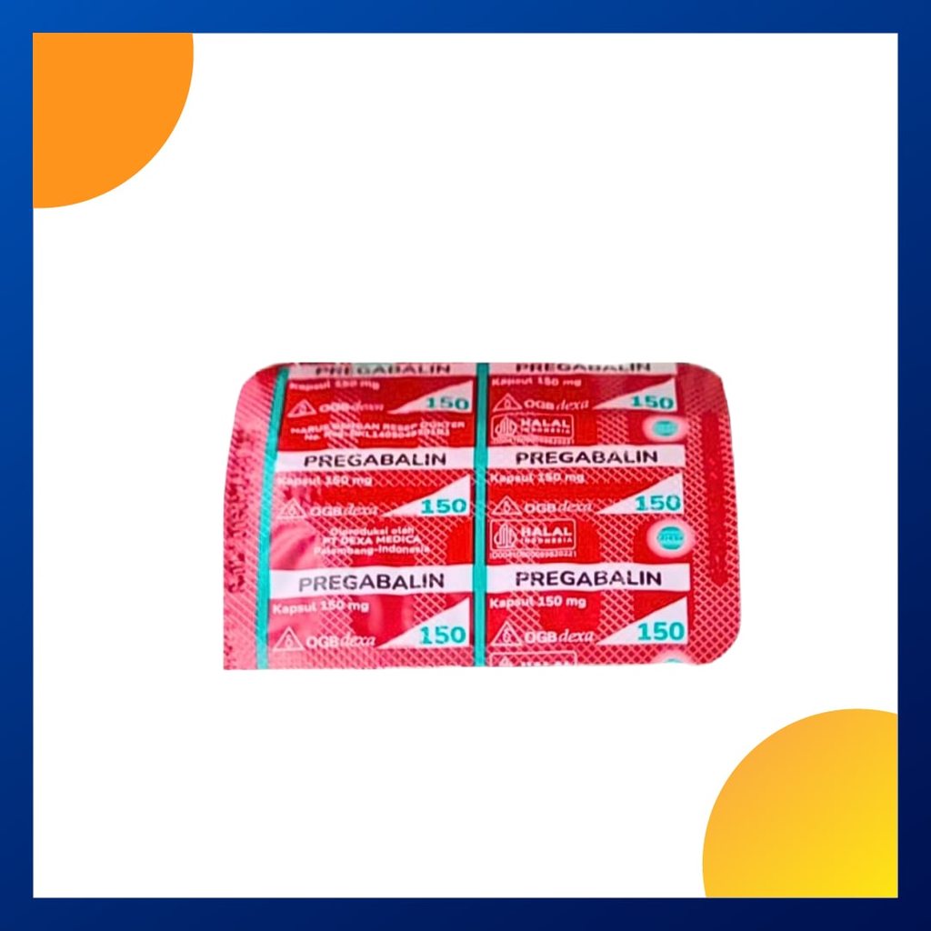 PREGABALIN GENERIK DEXA 150 MG 1 BLISTER @ 10 KAPSUL