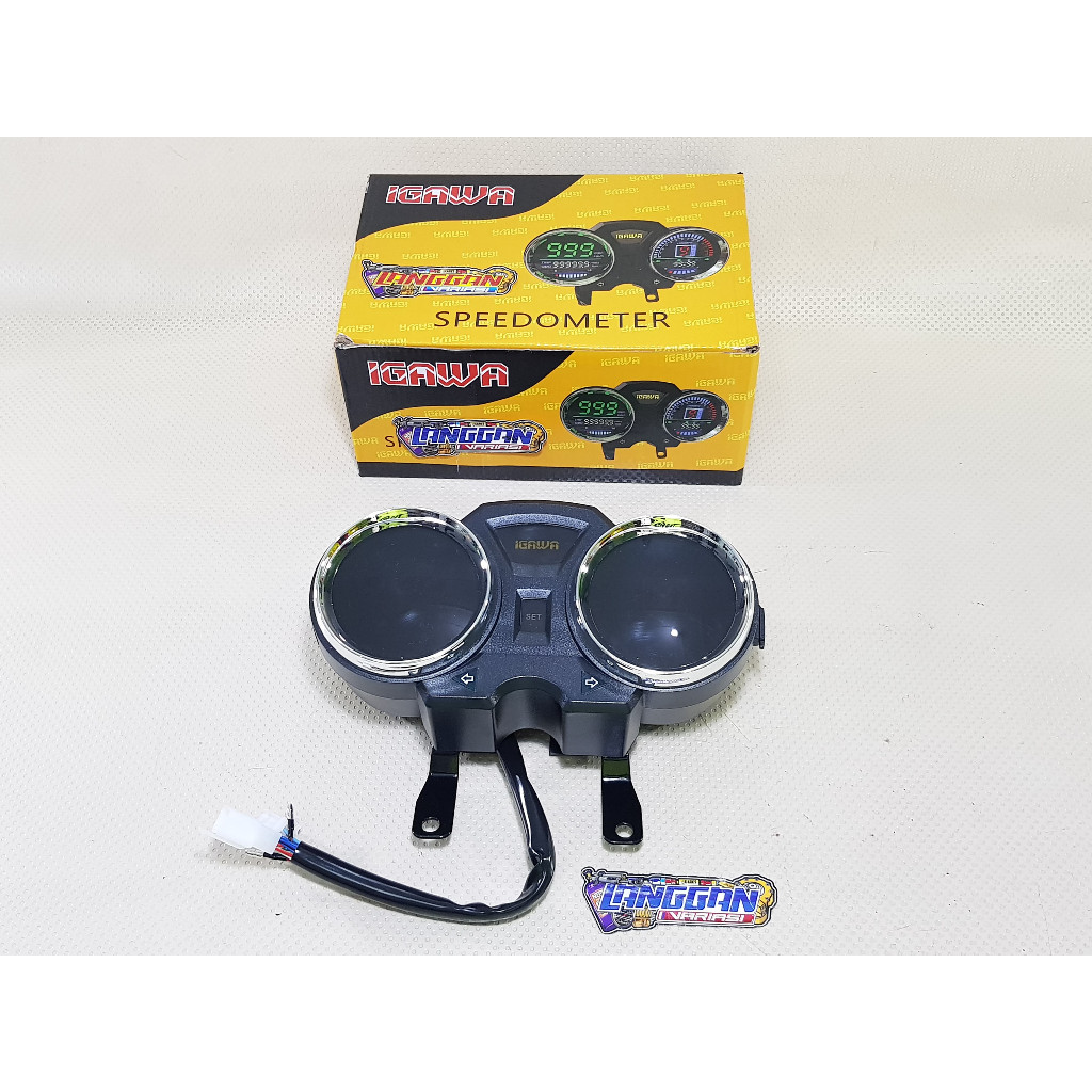 KM Kilometer Odometer Gauge Spedo Speedometer Digital Motor RX King RXK RX-K RX-King