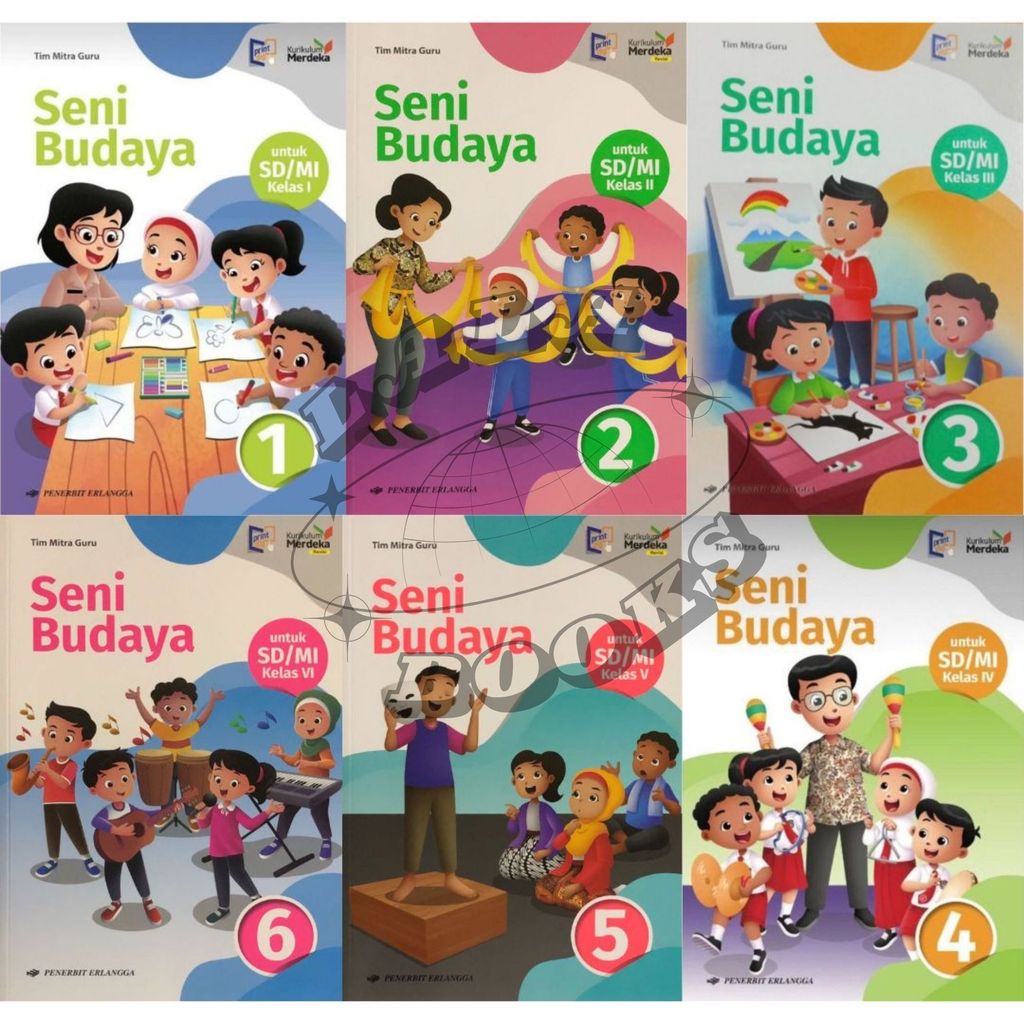 LaLa Books - Seni Budaya Kelas 1 2 3 4 5 6 SD MI Kurikulum Merdeka