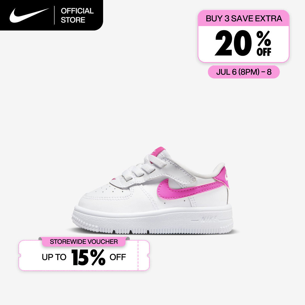Nike Baby/Toddler Force 1 Low EasyOn Shoes - White [FN0236-102]
