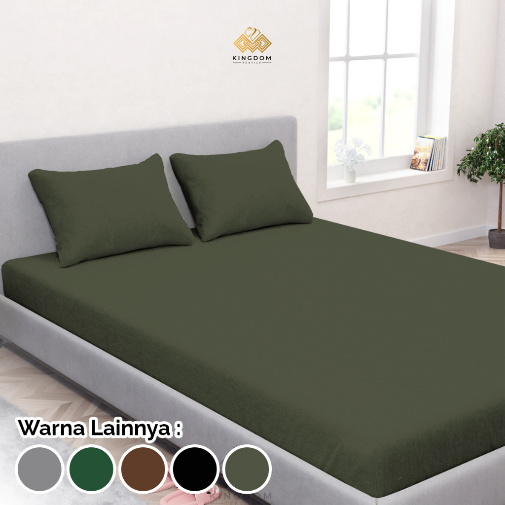 TERLARIS Sprei Seprei Seprai Set Murah Katun Polos Aesthetic 90x200/100x200/120x200/160x200/180x200/