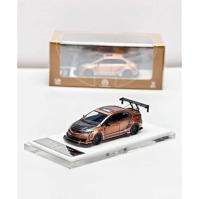 TIME MICRO HONDA CIVIC FD2 TYPE R RACE EDITION CARBON HOOD LIMITED EDITION COPPER