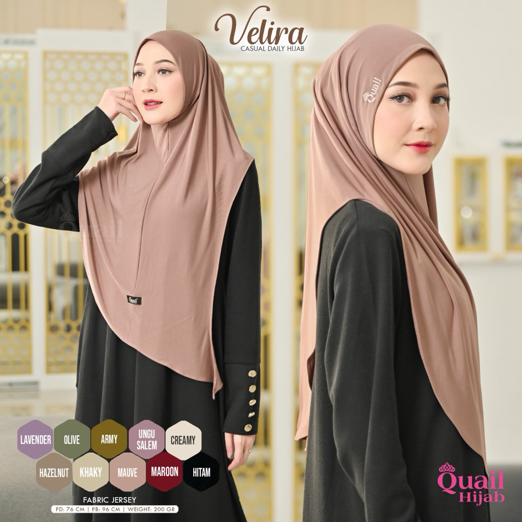 Quail Hijab - VELIRA DAILY HIJAB INSTAN ORI QUAIL