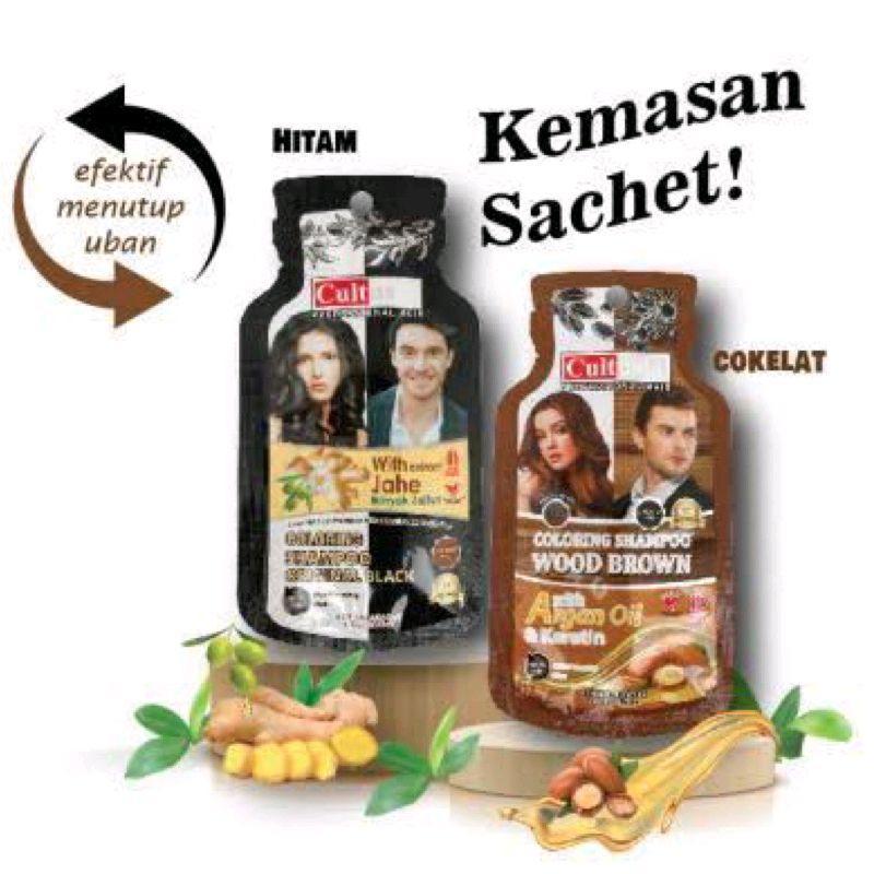 ZC Cultusia Coloring Shampo Kemasan Sachet isi 25ml - Shampo Uban [Per 1Pcs]