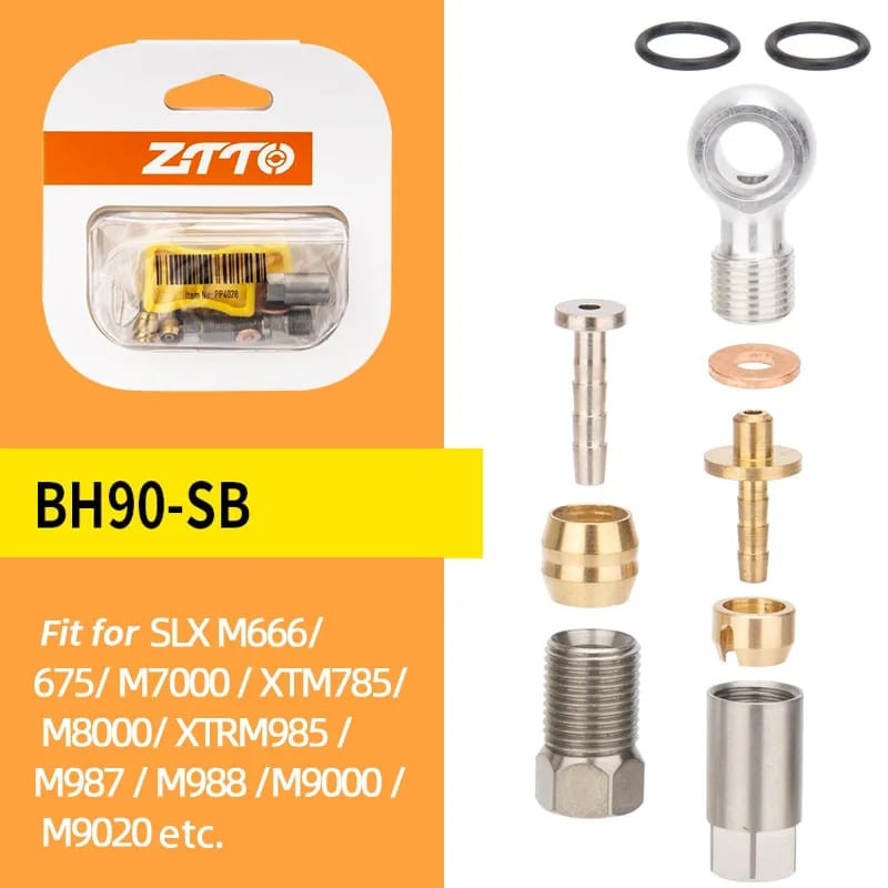 Foto Banjo Olive Connector Caliper Rem Hydraulic For Shimano BH90 Banjo Rem Hidrolik Sepeda