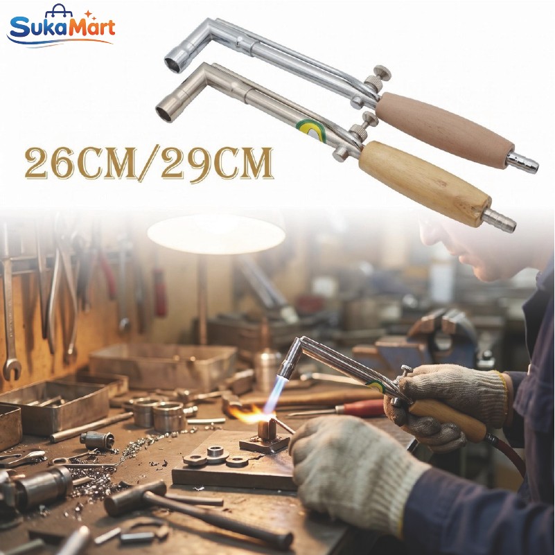 Blender Patri Solder Leburan Emas Bahan Stainless Steel Anti Panas Gagang Kayu Nyaman Digenggam Coco