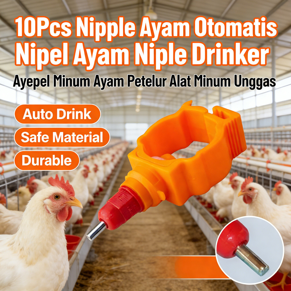 Drinker Otomatis Nipel Unggas Petelur