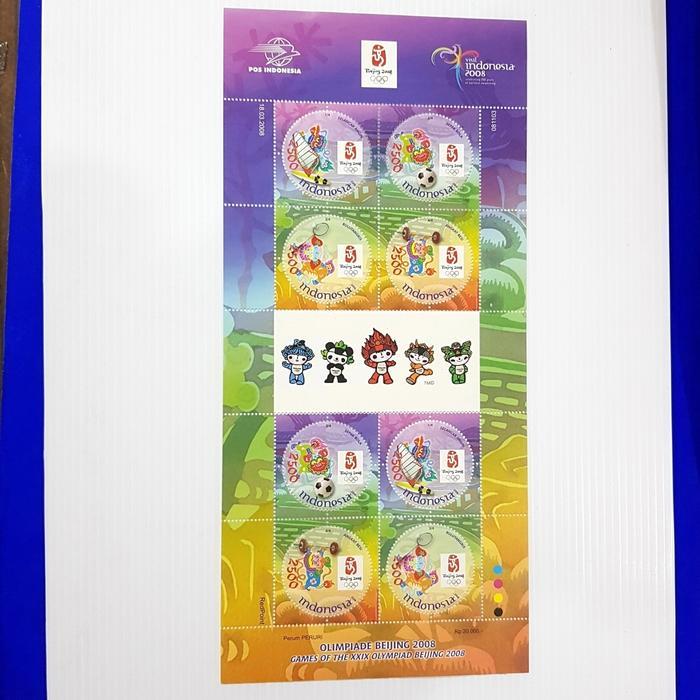 Perangko/Prangko INDONESIA. OLIMPIADE BEIJING 2008. Fullsheet