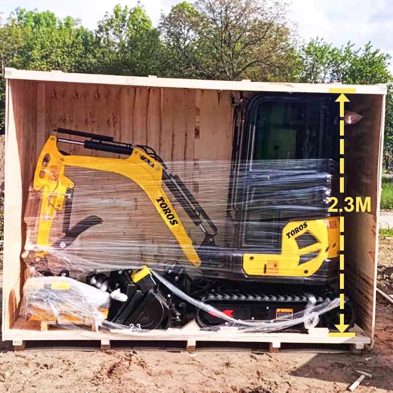 Mini Excavator Berkualitas Tinggi 1,8 Ton Pabrik China untuk Penggunaan Pertanian, Mini Excavator Hi
