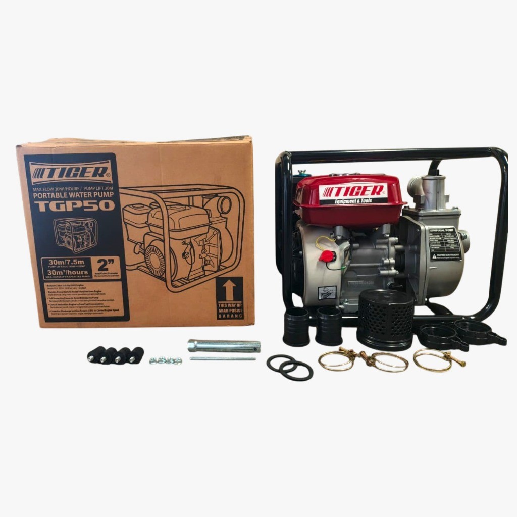 Tiger Pompa Air Bensin 2 Inch 3 Inch Portable Water Pump Pompa Sawah Irigasi